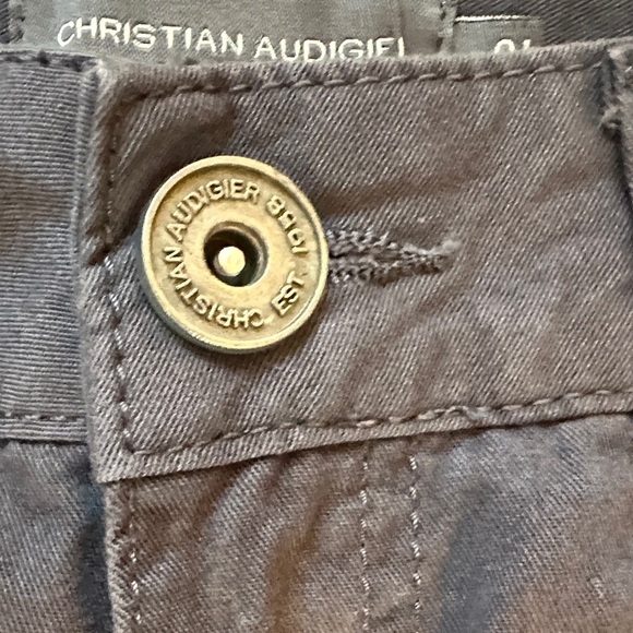 Christian Audiggier Men's Gray Pants in Excellent Condition - Picture 4 of 10